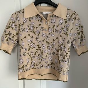 Mango Vintage inspired polo top